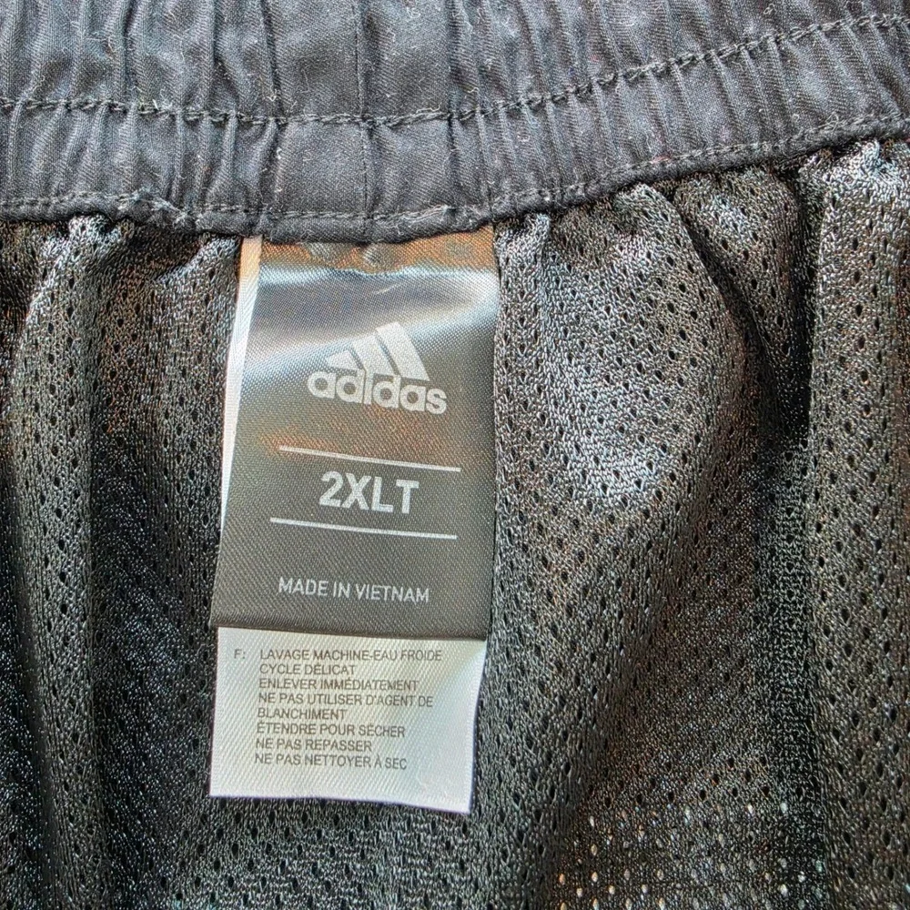 Adidas Mens 2XLT Board Shorts Blue Space Dye Swim Trunks Mesh Lined Tall